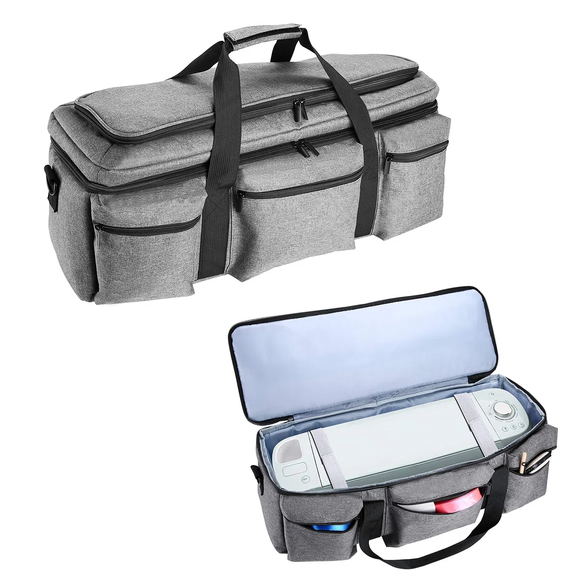 ProCase Custodia da Trasporto per Cricut Maker 3/ Explore 3 /Explore Air 2 & Silhouette Cameo 4/ Cameo 3, Organizer Borse per Plotter Stampa e Taglio & Accessori
